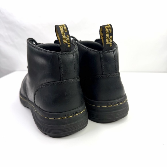 Dr. Martens Black Leather Unisex Emil Lace Up Chukka Boot - Picture 4 of 11